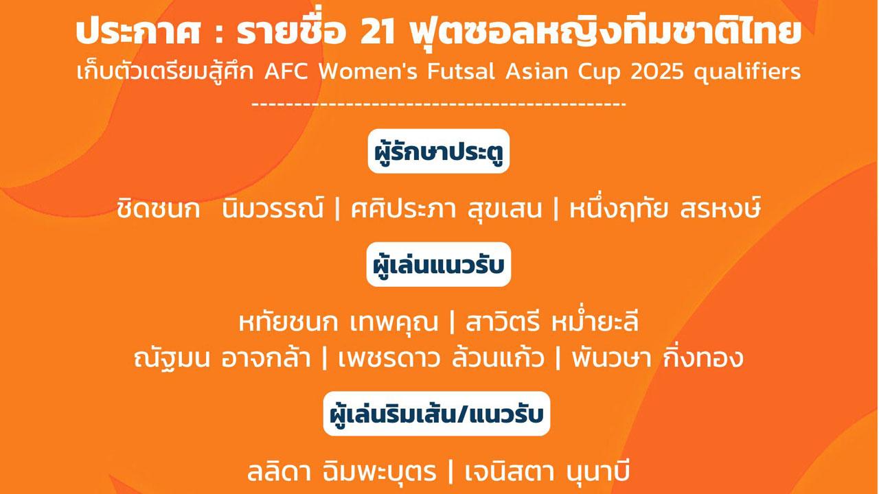 ฟุตซอลหญิงไทย